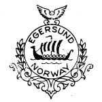 Stempel fra A/S Egersunds Fayancefabriks Co. cirka 1963-1969